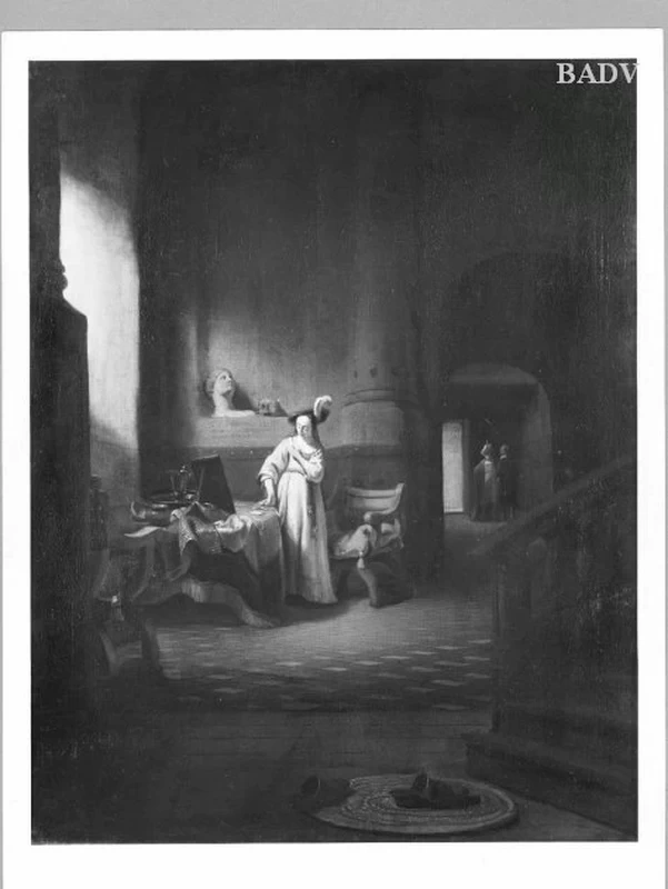 Interno con dama e specchio - 1872, Führermuseum, Linz